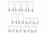 Juego de 12 vasos OF/HB Madeira vidrio Cristar