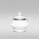 Azucarera de porcelana Crestwood platinum Noritake