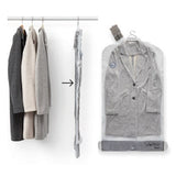 Bolsa para ropa al vacío con percha pvc Rayen