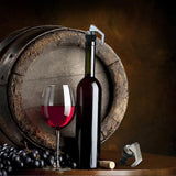 Tapon para vino con mango zinc silicon Vinturi