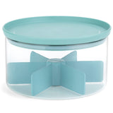 Contenedor de vidrio con tapa plástica menta 2.5L Brabantia