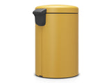 BOTE BASURA NEWICON CUBO PLASTICO AMARILLO 20L