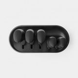 JGO 5 CUCHILLOS CON BASE ACERO/NEGRO