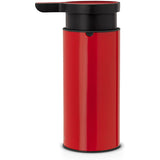 Dispensador de jabón acero inoxidable rojo Brabantia