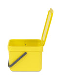 Cubo reciclaje con asa amarrillo 6L Brabantia
