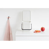 Cubo de reciclaje con asa blanco 6L Brabantia