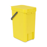Cubo reciclaje con asa amarillo 12L Brabantia