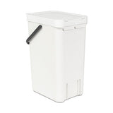 Cubo de reciclaje con asa blanco 16L Brabantia