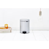 BOTE BASURA NEWICON CUBO PLASTICO 5L GRIS BRABANTIA