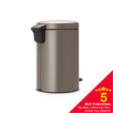 Bote de basura con pedal Newi acero/plástico 12 L Brabantia