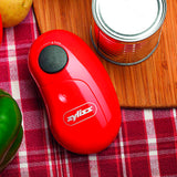 Abrelatas eléctrico acero rojo 13 cm Zyliss