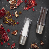 Juego molino de sal y pimienta acero inoxidable 15cm. Cole & Mason