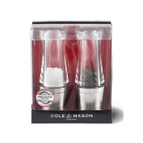 Juego molino de sal y pimienta acero inoxidable 15cm. Cole & Mason