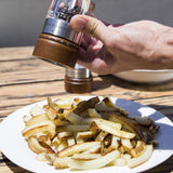 Molino pimienta 6 niveles madera/acrílico 18cm Cole & Mason