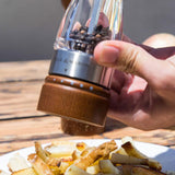 Molino pimienta 6 niveles madera/acrílico 18cm Cole & Mason