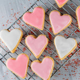 Juego de 5 cortadores de galletas gradual corazón Patisse
