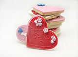 Juego de 5 cortadores de galletas gradual corazón Patisse