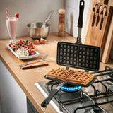 Waflera doble antihaderente aluminio 22*12cm Patisse
