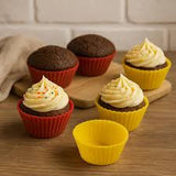 Juego de 6 capacillos de silicón para cupcakes 5cm Patisse