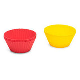 Juego de 6 capacillos de silicón para cupcakes 5cm Patisse