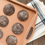 Charola acero/cobre 38*45cm Nordicware