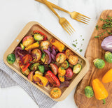 Charola rectangular acero aluminio 22*17cm Nordicware