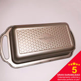 Molde rectangular con asas acero 23 cm Nordicware