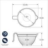 Tazón para batir con asa 2.4L. Nordicware