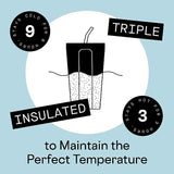 Vaso térmico con tapa unicornio blanco 700 ml Corkcicle