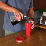 Vaso termico con tapa acero rojo 475ml Corkcicle