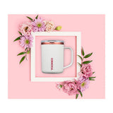 Tarro térmico acero rosa/blanco 473ml Corkcicle