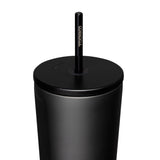Vaso termico popote acero inoxidable gris 709ml Corkcicle