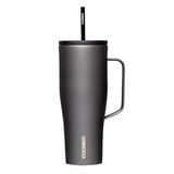 Taza termica con popote acero inoxidable gris 887ml Corkcicle