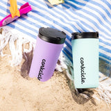 Vaso térmico popote asa lila 355ml Corkcicle
