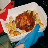 Guante para cocina silicón azul 27*17 cm Silikomart