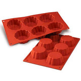 Molde para panque silicón 660ml  8*3cm Silikomart