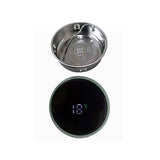 Termo con tapa 450ml acero inoxidable gris Linnar