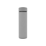Termo con tapa 450ml acero inoxidable gris Linnar