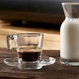 Terno Moka casa blanca vidrio 70ml Pasabahce