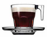 Terno Moka casa blanca vidrio 70ml Pasabahce
