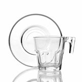 Terno Moka casa blanca vidrio 70ml Pasabahce