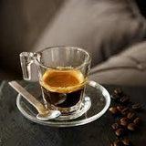 Terno Moka casa blanca vidrio 70ml Pasabahce