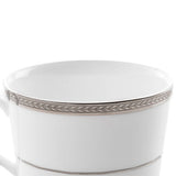 Taza moka porcelana Toorak platinum