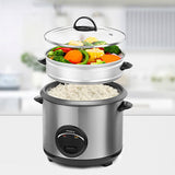 Vaporera doble 2.5L aluminio Holstein