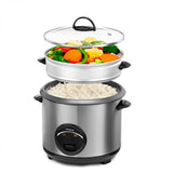 Vaporera doble 2.5L aluminio Holstein