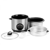 Vaporera doble 2.5L aluminio Holstein