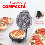 Mini wafflera negro 10 cm Dash