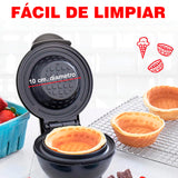 Mini wafflera Bowl helado negro 10 cm Dash