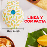 Mini Wafflera Diseño Figura De Piña Dash