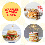 Mini Wafflera Diseño Figura De Piña Dash